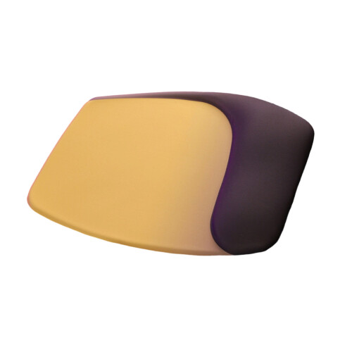 Tapis de souris de bureau avec Support de poignet,-Jaune brun