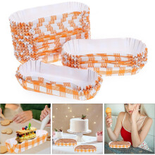 200pcs Mini Boat Shape Baking Cups Paper Cups for Baking Heat-Resistant