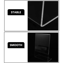 2pcs Acrylic Desktop Slant Board with Writing Support Rack, Nonskid Small Slant Painting Board