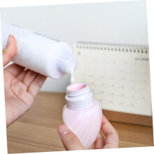 3er-Pack muschelförmige Silikon-Reiseflaschen für Lotionen und Emulsionen, TSA-zugelassen für Reise-Toilettenartikel