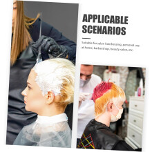 Ohrenschützer zum Haarefärben, 2 Paar schwarze, wasserdichte Ohrenschützer für Friseursalon und DIY-Styling