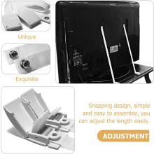 2Pcs White Anti-Tip TV Safety Straps for Flat Screen Tvs and Furniture Anchors