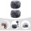 2 stuks pluche microfoonwindschermpjes, spatwaterdicht microfoonaccessoire, beschermend effect, geschikt voor 1