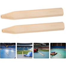 2 Stück 7,66 Zoll lange Badminton-Holzgriffe G6 Ersatzgriffe rutschfest Sportschläger Reparatur