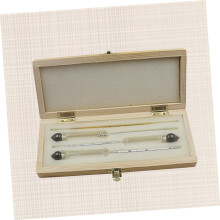 4-delige alcoholtestercombinatie met hydrometer, thermometer en conversietabel