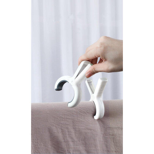 Robuste Strandhandtuchclips aus Kunststoff, 6er-Pack 2