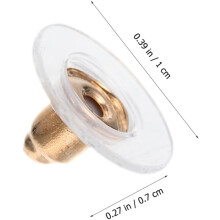 200 Stück Ohrringverschlüsse mit Sicherung für schwere Ohrringe, DIY-Schmuckzubehör, Ohrstecker, Ohrstopper, sichere Plugs