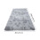 Tapis gris clair 200 x 80 cm, antidérapant, en polyester 3