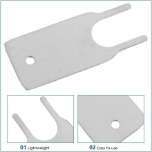 2 Stück universelle Ersatzschlüssel für Toilettenpapierrollenspender (Eisenmaterial)