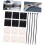 400pcs Self-adhesive Cable Tie Mounts Wire Clips Cable Management 6