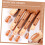Vintage Nail Sample Display Board Elegant Wood Grain Frame 4