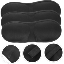 3 stuks verduisterende slaapmaskers voor vrouwen, comfortabel voor op reis