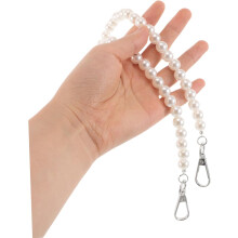 2 szt. Vintage Pearl Belt Chain DIY Metalowe klamry do jeansów, spodni i spódnic damskich jako ozdoba do torebek z pereł