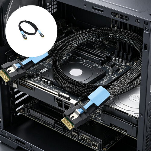 50/80/100Cm PCIE4.0 8654 4I Cable With Full Speed Support-100cm 2