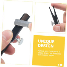 Afitador de lápis de maquiagem manual de 2pcs para sobrancelhas e lábios