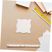 4 stk. akrylstempelblokker for scrapbooking og håndverk, materiale med nøyaktig plassering og høy klarhet