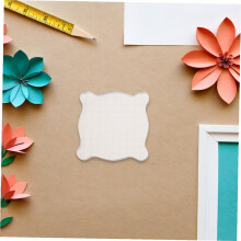 4 Acryl-Stempelblöcke für Scrapbooking und Bastelarbeiten, Material mit präziser Positionierung und hoher Transparenz