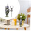 2 st parfymflaskdekor i glas, aromflaska, essens, delflaska 8