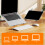 Portable Foldable Notebook Laptop Stand With 7-Silver 5