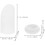 copri beccuccio in silicone per teiera, colore bianco 2