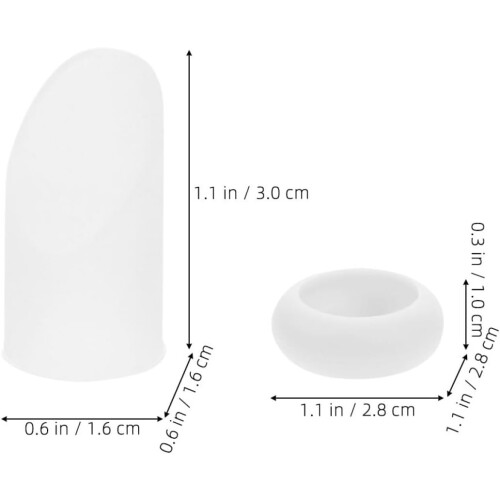 copri beccuccio in silicone per teiera, colore bianco 1