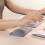 Repose-poignet ergonomique rectangulaire en Silicone,-Gris S 5