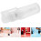 2 st plastsprayflaskor tom puderdispenser roterbar pip för hårglitter resor 8