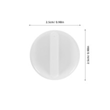 2 Stück Thermostat-Einstellknopf, Kühlschrank-Drehknopf-Griffkappe, universelle Bedienknöpfe