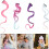 18 polegadas perucas de boneca curly 4pcs Gradient Color Set DIY Extensões de cabelo de boneca para artesanato e acessórios de estilo da cabeça 7