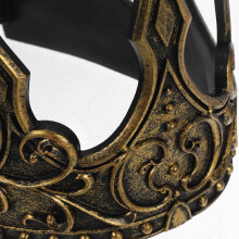 2 st Pu-skum gyllene silver medeltida kronhuvudband herr cosplay krondekoration festhuvudbonad tillbehör