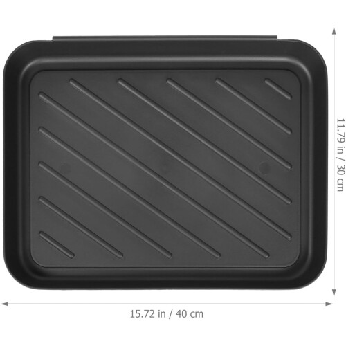 2pcs Boot Pad Bandeja Sapatos Bandeja 10 * 30 * 3.5cm Plástico resistente Fácil 1