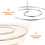 2pcs Drying Hanger Drying Rack 403cm Stainless Steel Spiral Lightweight Multi-Functional 1