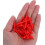 200pcs Red Soft Tip Dart Points Replacement 4.5mm Thread Plastic Dart Tips for Leisure 4