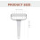 2pcs Pizza Dough Roller with Perforation and Good Heat Resistance, Pp Material Baking Tool 1