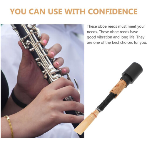 2pcs Reed resistente para Oboe estudantes feitos de cobre com design flexível e fácil de transportar 2