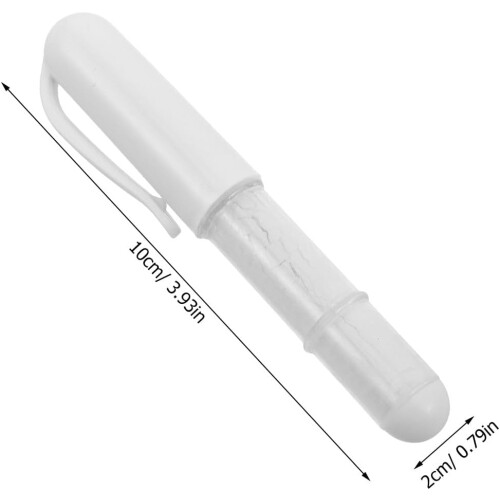 3pcs Portable Tailor Chalk Pens with Replaceable White Chalk Cores and Caps 1