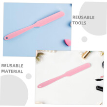Aplicadores de cera de silicona reutilizables y antiadherentes (3 unidades) para depilación corporal.