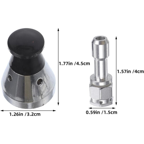 2 Sets Pressure Cooker Replacement Parts Pressure Regulator Valve 1