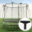 2 st. kopplingshylsor för trampolinrör, T-formade rörskydd, reservdelar 8