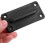 2 Sets Wall Mounted Retractable Barrier Receiver with Square Four-Hole Design 3