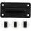 2 Sets Wall Mounted Retractable Barrier Receiver with Square Four-Hole Design 8