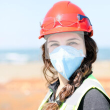 2 pezzi Copertura protettiva per lente del casco da sabbiatura in vetro organico
