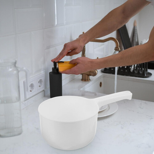 Lot de 3 louches à eau multifonctions en polypropylène épais