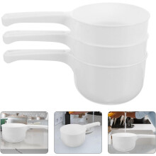 3-teiliges Set Wasserschöpfkelle, Badekelle, verdicktes PP, multifunktional