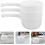 3-teiliges Set Wasserschöpfkelle, Badekelle, verdicktes PP, multifunktional 1