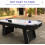 Conjunto de substituição do puck e do paddle do hóquei do ar 96mm Blue Pushers 2Pcs 8