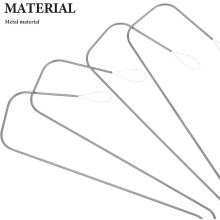 4pcs Curved Beading Needle Bending Tool Metal Bead Needles for Bracelet Necklace Making Beaded Jewelry Craft Tool