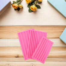 3 stampi in silicone per ceralacca fai da te, per strisce di ceralacca sigillanti, stampi flessibili a semicerchio per la fusione della cera.