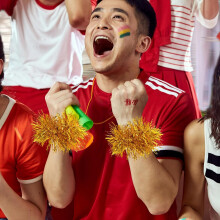 20 goldene Cheerleading-Pompons, Handblumen für Erwachsene, Sportzubehör