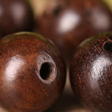 200 Stück 10 mm runde Naturholzperlen für die Schmuckherstellung, DIY-Bastelzubehör